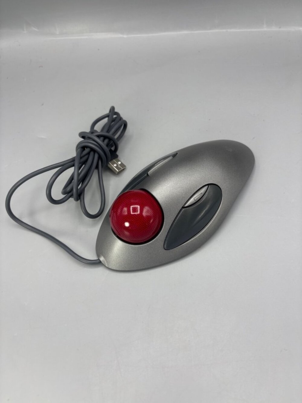 Logitech T-BC21 Trackman Trackball USB Mouse Marble Ball Working